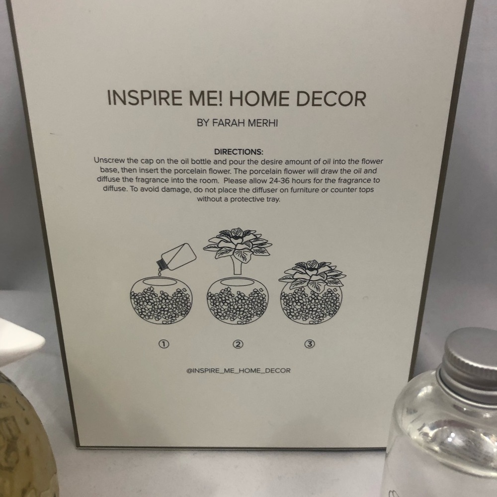 Porcelain Oil Diffuser Fragrance Oil Floral - Picture 7 of 8